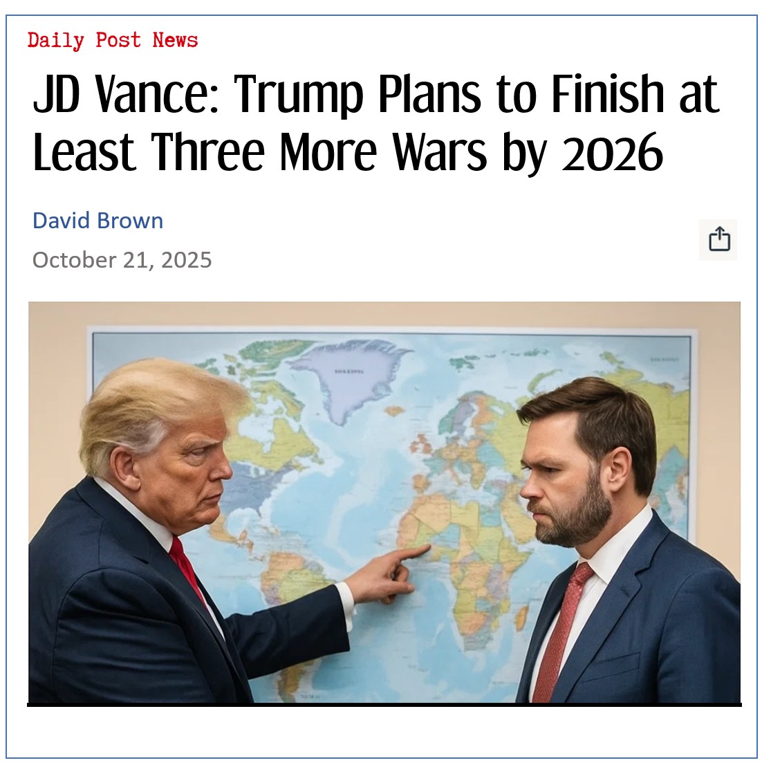 Three more wars