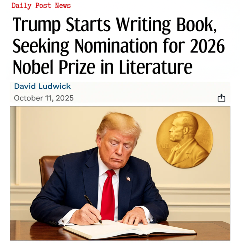 Trump For Nobel